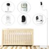 AISVAN 67" Baby Monitor Floor Stand for Owlet Cam, HelloBaby & Nanit Pro view 1