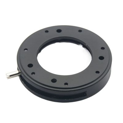 Microscope Kit Adjustable 6 Blades F Microscope Lens Adapter 1.5-18mm Diaphragm Accessories Black Microscope Lens Adapters