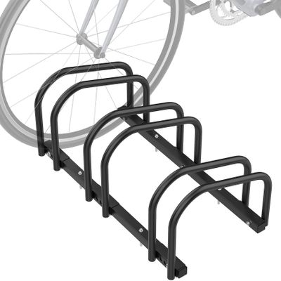 WALMANN 3 Bikes Floor Bike Stand, Bike Parking Rack Garage Bike Storage Stand Indoor/Outdoor 22-28" Wheel Stand, Max. Tire Width 2.1"
