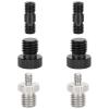 CAMVATE 1/4"-20 to M12 & M12 to M12 Assorted Adapter Set for 15mm Rods Railblock System - 3128 view 1