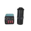 Microscope Accessories Kit 8X-130X Continue Magnification Zoom Lens 14MP 1080P Industrial Digital Video Microscope Camera Microscope Slides (Color : with 130X) view 1
