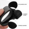 ULTECHNOVO 6 Pieces Soft Rubber Eyepiece Eye Shield 29-35mm Eye Guards Cups Eyepiece Covers for Binocular Microscope Black view 3