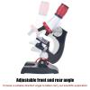 Microscope Kit Microscope Kit Lab LED 100/400/1200X Microscope for Kid Child Microscope Lens Adapters (Color : D) view 3