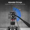 NEEWER Tripod Fluid Head Pan Tilt Head with Quick Release Plate and Handle, Metal Camera Tripod Head Compatible with Arca Swiss for Compact Video Cameras DSLR Cameras, Load up to 6.6lb/3kg, GM24 view 3