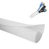 10ft - 1/2 inch Diameter Cord Protector, Hibucuo Cable Management Sleeve Wire Loom Tubing Cable Sleeve Split Sleeving for USB Cable Power Cord Audio Video Cable,TV Computer Office Home Entertainment view 1