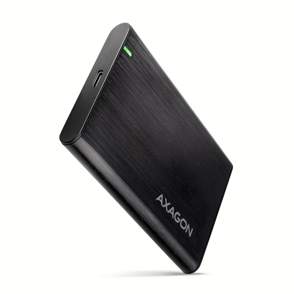 AXAGON EE25-A6C USB-C 3.2 - SATA 6G 2.5" externes Festplattengehuse - Schwarz