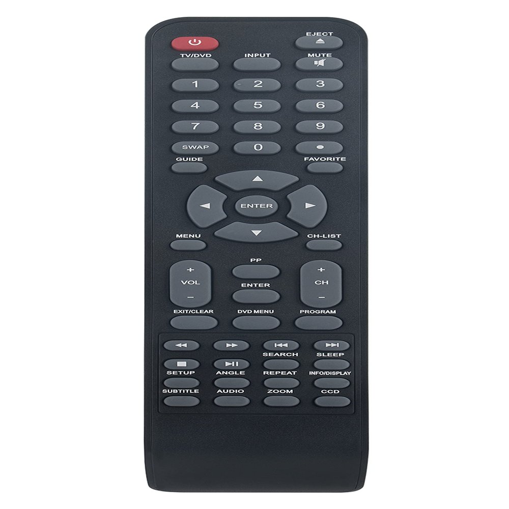 0212-62622-00R Replaced Remote Control fit for Polaroid TV DVD Combo TDAC-01933 TDAC-03212B TDAC-02212 TDAC-02255 TDAC-03212W TDAC02212 TDAC02255 TDAC03212B TDAC03212W TLAC-0912 TLAC-2612 TLAC-03212