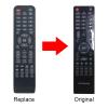 0212-62622-00R Replaced Remote Control fit for Polaroid TV DVD Combo TDAC-01933 TDAC-03212B TDAC-02212 TDAC-02255 TDAC-03212W TDAC02212 TDAC02255 TDAC03212B TDAC03212W TLAC-0912 TLAC-2612 TLAC-03212 view 2
