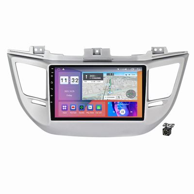 Car Stereo Radio GPS Navigation Android 11 for Hyundai Tucson 2014-2018 9 Inch Touchscreen Multimedia Player with FM Mirror Link WiFi SWC Bluetooth+Backup Camera,B,M700S/8+128G