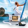 Uniden UM725G Marine VHF Radio, All USA, Canada, and Intl. Marine Channels, 1Watt/25Watt Transmit Power, Largest LCD Screen in Class, NOAA Weather Channels w/Alerts, Speaker Mic, GPS Built-in. view 4