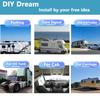 11-Inch 6 Split Touchable 128GB Large Audio Screen 1080P Backup Camera Monitor & Built-in DVR Video Recorder for RV Truck Trailer Rear Side Front Reversing View Wired System Image Waterproof DCM06 view 4