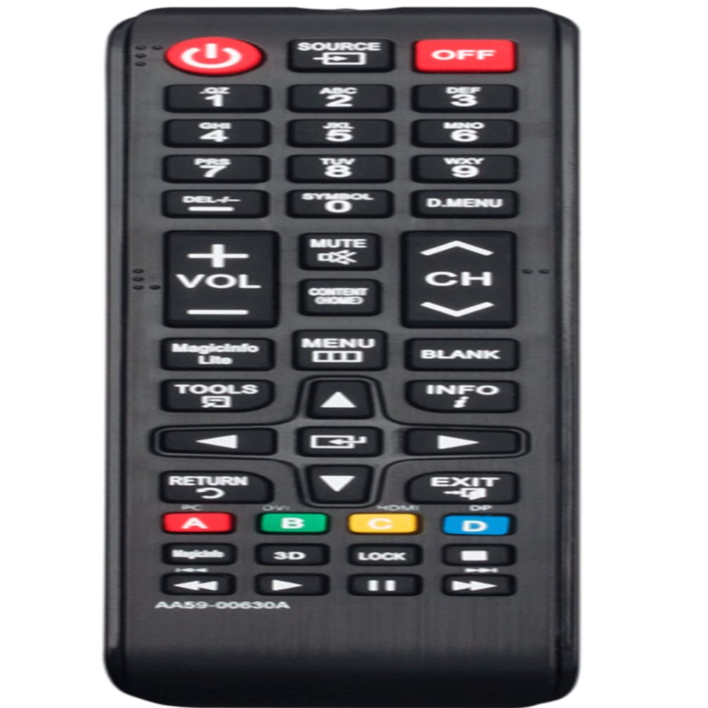 AA59-00630A Replacement Remote Control Compatible with Samsung Integrated TV Display