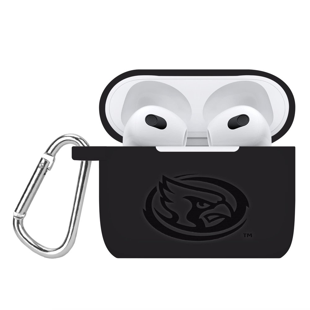 AFFINITY BANDS Iowa State Cyclones Engraved Silicone Case Cover Compatible with Apple AirPods Gen 3 (Black)