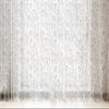 Lunarable Parrots Tulle Curtains with Rod Pocket, Doodle Style Monochrome Cartoon Birds and Hearts Dotted Pattern Love Nature Theme, Sheer Drape for Wedding Party 2 Panels, 108" x 63", Beige Black view 1