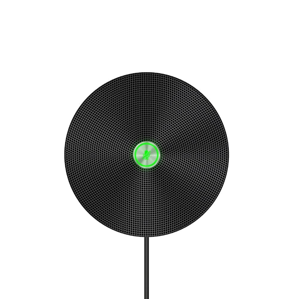 Matosio PowerMic Conference USB Microphone, 360 Omnidirectional Metal Microphone with AI Echo and Noise Cancellation for Meeting Room & Home Office