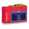 Retro Portable Cassette Player Patch Strange TV Radio Embroidered Iron On view 1