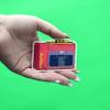 Retro Portable Cassette Player Patch Strange TV Radio Embroidered Iron On view 2