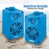 PyleUsa Indoor Outdoor Speakers Pair - 200 Watt Dual Waterproof 3.5 2-Way Full Range System w/ 1/2 High Compliance Polymer Tweeter - in-Home, Boat, Marine, Deck, Patio, Poolside (Blue) - PDWR35BL view 4
