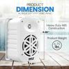 PyleUsa Indoor Outdoor Speakers Pair-500 Watt Dual Waterproof 5.25 2-Way Full Range Speaker System w/ 1/2High Compliance Polymer Tweeter - in-Home, Boat, Marine,Deck,Patio,Poolside (White) PDWR55WT view 3