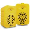 PyleUsa Indoor Outdoor Speakers Pair-500 Watt Dual Waterproof 5.25 2-Way Full Range Speaker System w/ 1/2High Compliance Polymer Tweeter in-Home,Boat, Marine,Deck,Patio,Poolside (Yellow) - PDWR55YL view 1