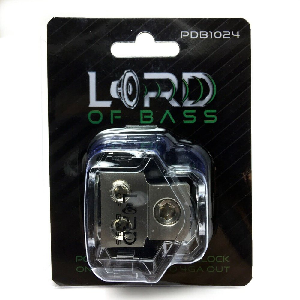 0/1 Gauge Input Distribution Block 4 Gauge Output Car Audio in Out 12V Power