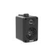 PyleUsa Bluetooth Indoor Outdoor Speakers Pair - 200 Watt Dual Waterproof 3.5 2-Way Full Range Speaker System w/ 1/2 High Compliance Polymer Tweeter - Home, Boat, Patio, Poolside - PDWRBT36BK,Black view 3