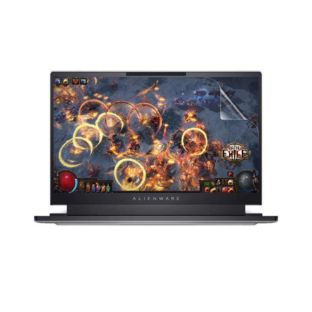celicious Vivid Invisible Glossy HD Screen Protector Film Compatible with Dell Alienware x14 R1 [Pack of 2]