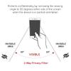 celicious Privacy 2-Way Anti-Spy Filter Screen Protector Film Compatible with Tecno Pop 5C view 3