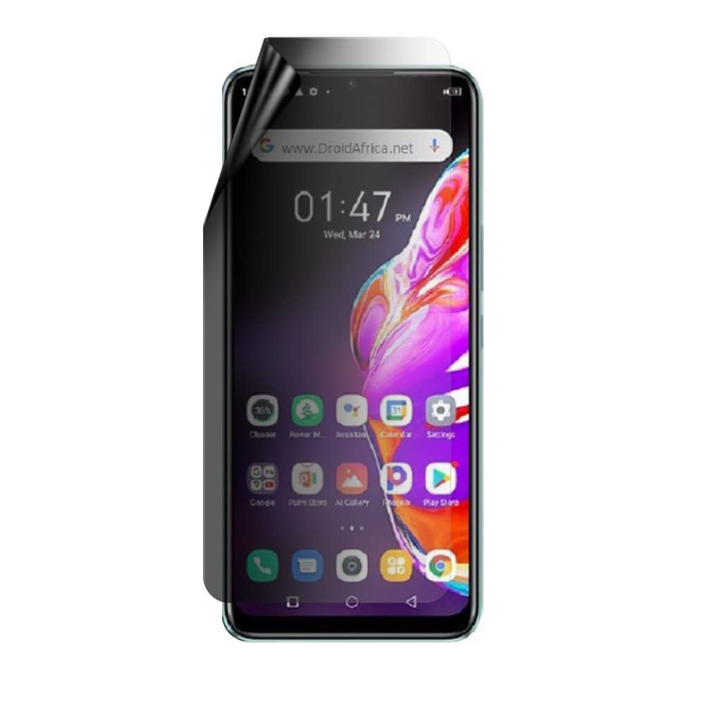 celicious Privacy Lite 2-Way Anti-Glare Anti-Spy Filter Screen Protector Film Compatible with Infinix Hot 10s NFC