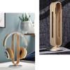 Bamboo Headphone Stand Heavy Metal Base Headphone Desk Gaming Headset Stand for All Headphone Sizes (Color : Natural, Size : 23.5 * 9.4 * 4.5cm) view 2