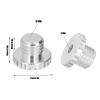 Convertidor de rosca de trpode adaptador de 1/4 a 5/8, accesorios de soporte de adaptador de montaje de micrfono para cmara de cabeza de bola de monopi de trpode view 2