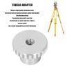 Convertidor de rosca de trpode adaptador de 1/4 a 5/8, accesorios de soporte de adaptador de montaje de micrfono para cmara de cabeza de bola de monopi de trpode view 3