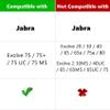 YDYBZB Evolve 75 Ear Pads Ear Cushions Earpads Pillow Foam Replacement Compatible with Jabra Evolve 75/75+ / 75 UC / 75 MS Headphones view 2