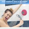 Annlend Waterproof Bluetooth Shower Speaker Portable Wireless Water-Resistant Speaker Suction Cup,Built-in Mic Gifts for Kids Speakerphone for iPhone Phone Tablet Bathroom Kitchen - Pink view 2