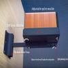 UNNS Speaker Wall Bracket Projector Wall Bracket Panoramic Surround Ceiling Speaker Bracket Side Speaker Brackets (Color : A) view 4