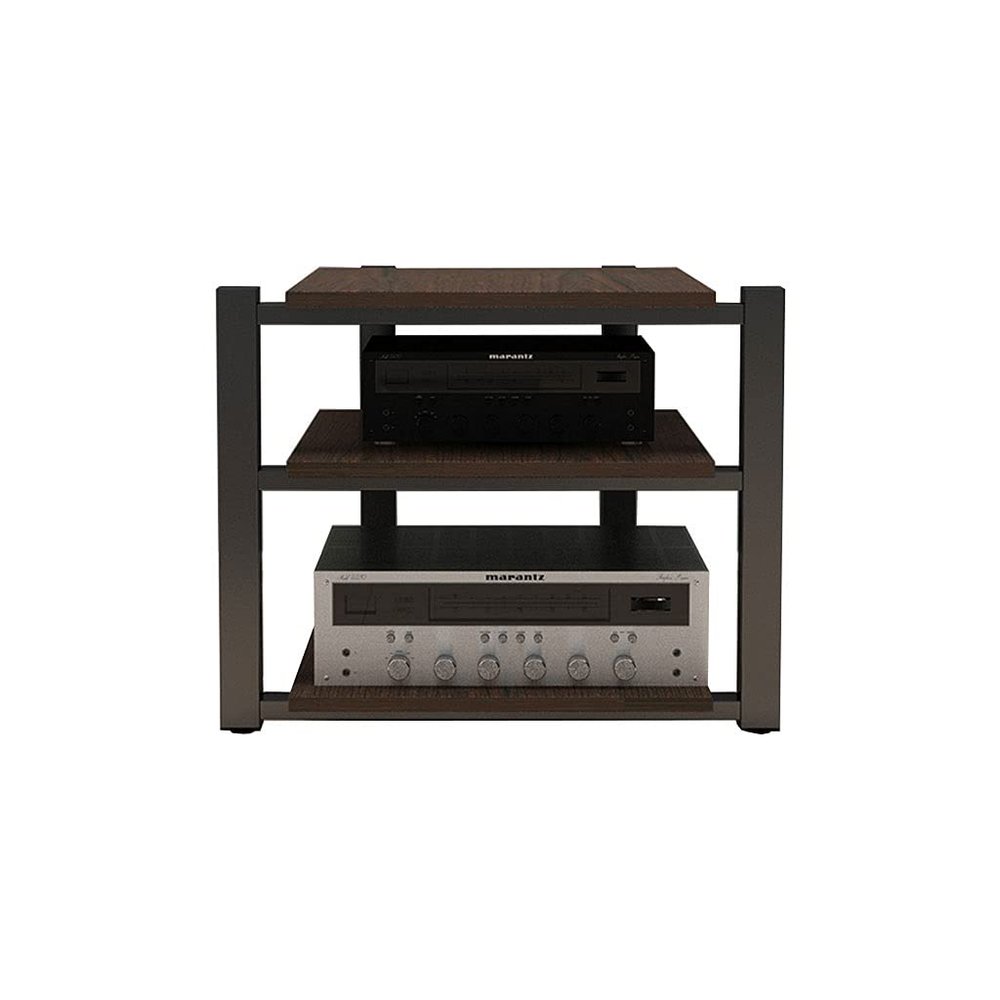 Audio Bracket Floor Audio Bracket Modern Living Room Cabinet Speaker Bracket Three-Layer Audio Bracket 25.59 Inches High (Color : B)