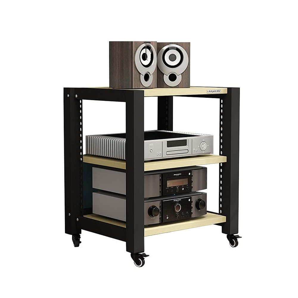 Roller Speaker Bracket Audio Bracket Media Components Multi-Layer Audio Bracket Speaker Cabinet 2/3/4 Layer (Color : S2)
