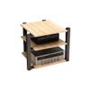Audio Bracket Floor Audio Bracket Modern Living Room Cabinet Speaker Bracket Three-Layer Audio Bracket 25.59 Inches High (Color : D) view 1