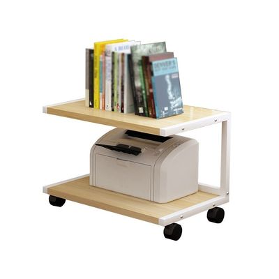 Audio Bracket Speaker Cabinet with Pulley Floor Audio Bracket Media Equipment Rack Speaker Bracket Shelf Bookshelf 2 Layers (Color : A)
