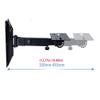 UNNS Audio Stand Speaker Wall Mount Bracket Retractable Speaker Stand Media Equipment Hanger Load-Bearing 45kg Black (Color : A) view 2
