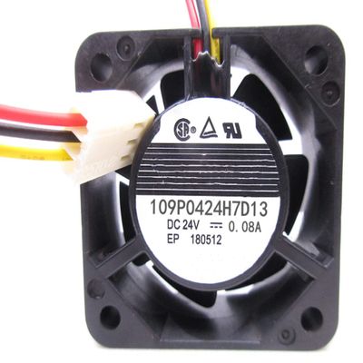 109P0424H7D13 DC24V 0.08A 40X40X15mm 3-Wire Cooling Fan