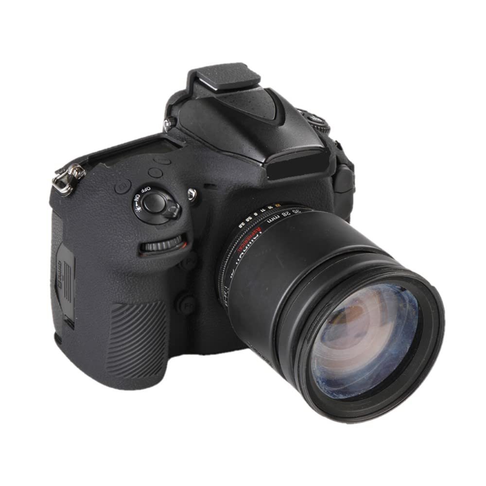 Camera Case Bag Black Soft Silicone Anti-Skid Texture Armor Skin Body Cover Protector for Nikon D810 digital camera