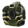 Camera Case Bag Camouflage Green Soft Silicone Anti-Skid Texture Armor Skin Body Cover Protector for Nikon D4S digital camera view 1