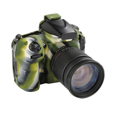 Camera Case Bag Camouflage Green Soft Silicone Anti-Skid Texture Armor Skin Body Cover Protector for Nikon D810 digital camera
