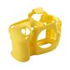 Camera Case Bag Yellow Soft Silicone Anti-Skid Texture Armor Skin Body Cover Protector for Nikon D810 digital camera view 3
