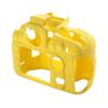 Camera Case Bag Yellow Soft Silicone Anti-Skid Texture Armor Skin Body Cover Protector for Nikon D810 digital camera view 4
