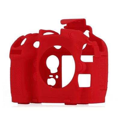 Camera Case Bag Red Soft Silicone Anti-Skid Texture Armor Skin Body Cover Protector for Nikon D800 digital camera