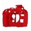 Camera Case Bag Red Soft Silicone Anti-Skid Texture Armor Skin Body Cover Protector for Nikon D800 digital camera view 1
