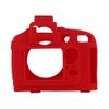 Camera Case Bag Red Soft Silicone Anti-Skid Texture Armor Skin Body Cover Protector for Nikon D800 digital camera view 2