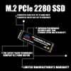 Arch Memory Replacement for Dell SNP112284P/2TB AB400209 2TB M.2 2280 PCIe (4.0 x4) NVMe Solid State Drive for Inspiron 14 5400 2-in-1 view 2